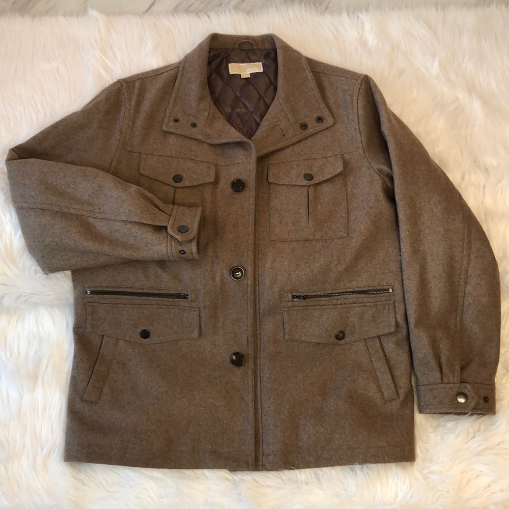 Like New! Michael Kors Men’s Wool Blend Field Coat